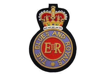 blues and royal Bullion Blazer Badge