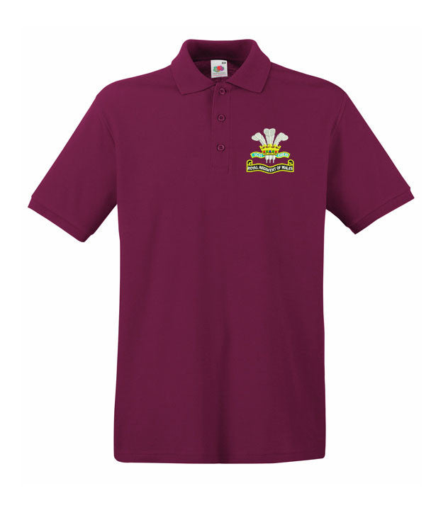 Royal Regiment Of Wales Polo Shirts