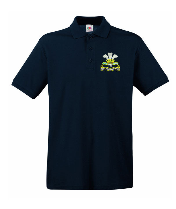 Royal Regiment Of Wales Polo Shirts