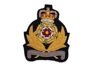 Intelligence corp Bullion Wire Blazer Badge