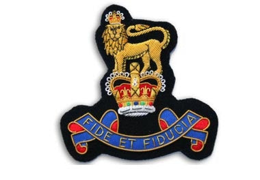 Royal Army Pay corp Bullion Wire Blazer Badge