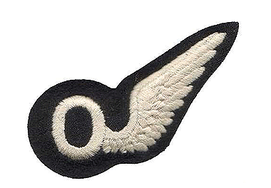 RAF Observer WIng Bullion Wire Badge