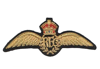 Royal Flying corp Wing Bullion Wire Blazer Badge