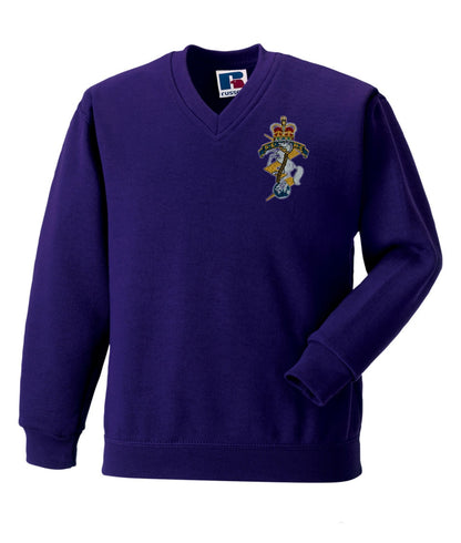 REME (Royal Electrical & Mechanical Engineers)V Neck Sweatshirt